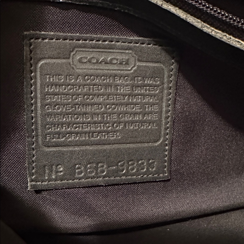 Coach Black Leather Clutch Bag - Picture 9 of 9